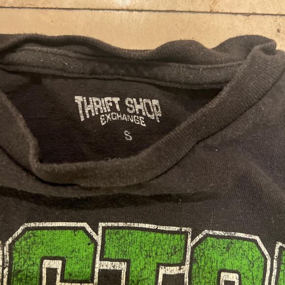 Vintage Black Boston Celtics NBA Skeleton Graphic Tee Sz S - Picture 3 of 4